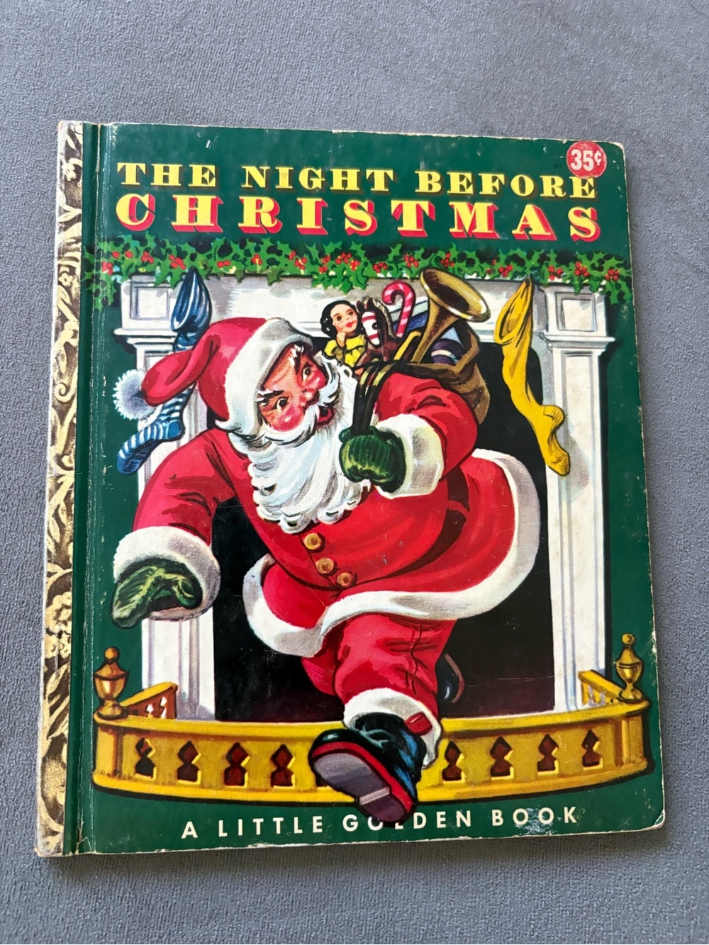 Vintage A Little Golden Book Classic The Night Before Christmas 1949